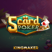 5 Card Poker cards game on 77ph
